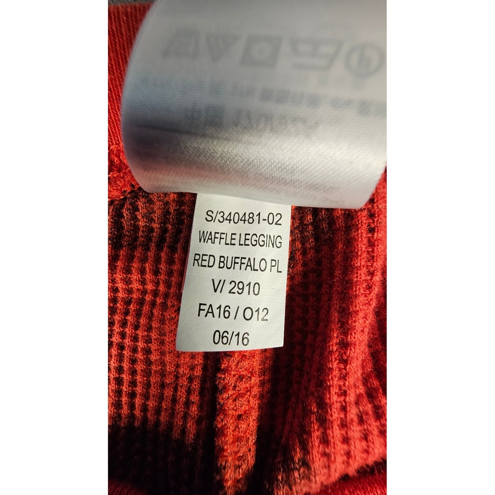 Old‎ Navy Womens XL Red Buffalo Plaid Waffle Knit Pajama Leggings 340481-02 - Picture 6 of 7